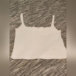 White brandy Melville crop top